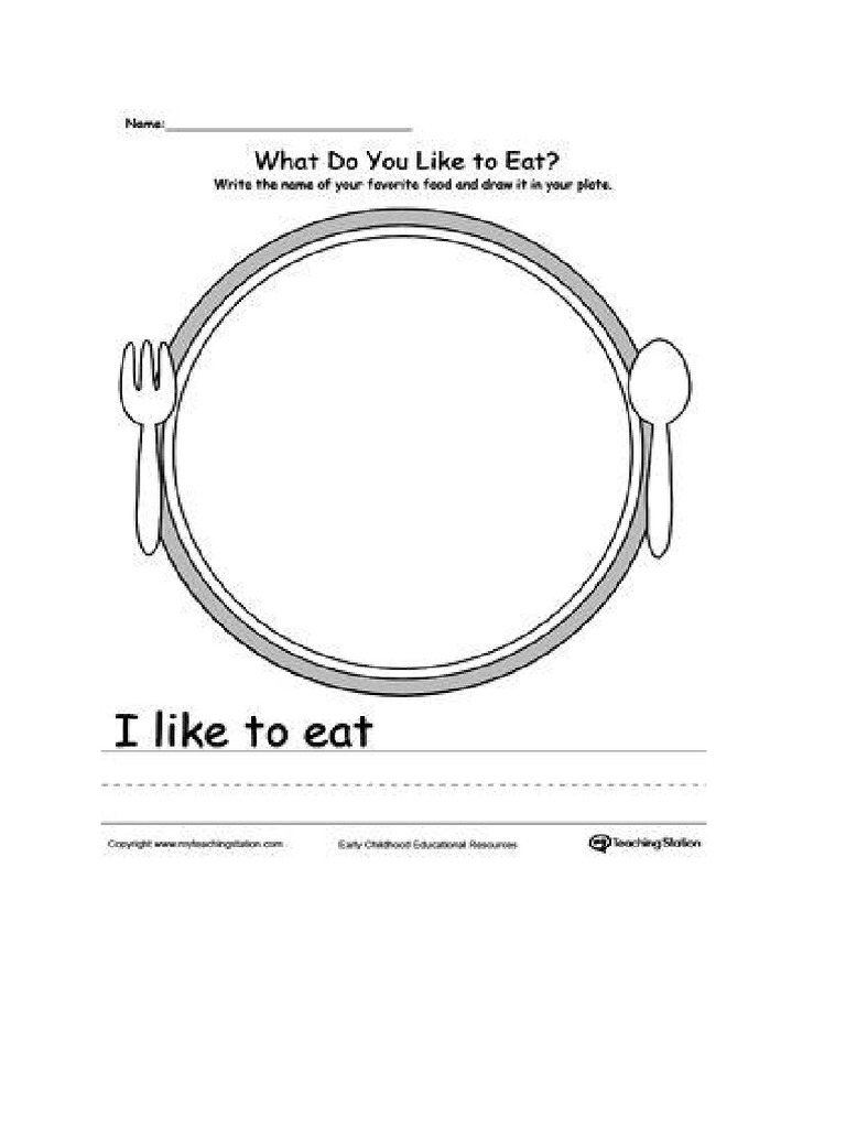 I Like To Eat... | PDF