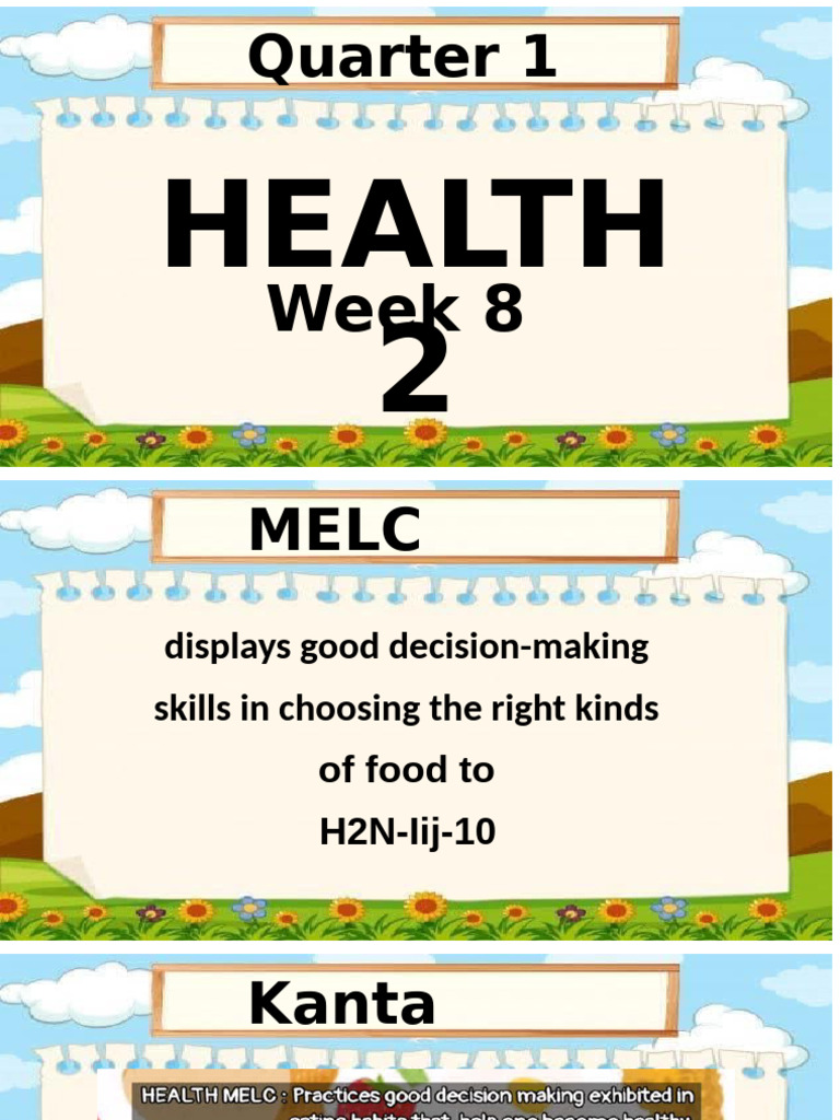 Health Q1 W8 | PDF