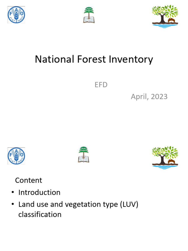 National Forest Inventory: EFD April, 2023 | PDF