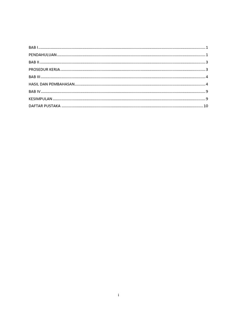Laporan SPLH | PDF