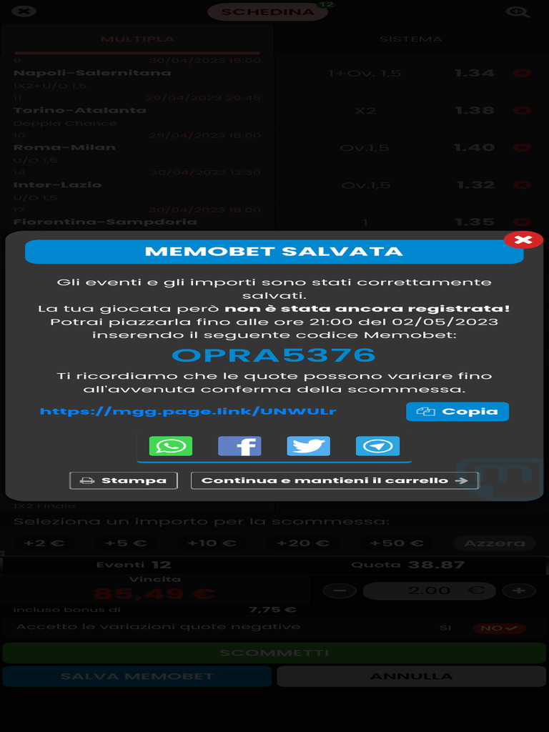 Wintoto scommesse