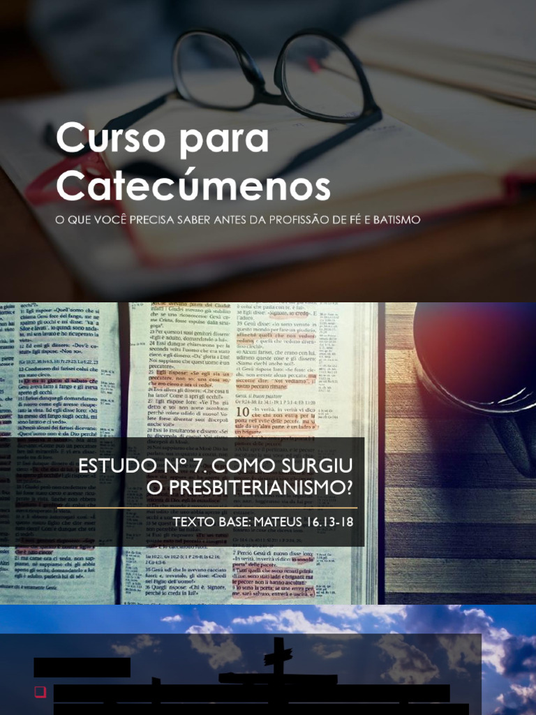 Curso para Catecúmenos Estudo 7 | PDF