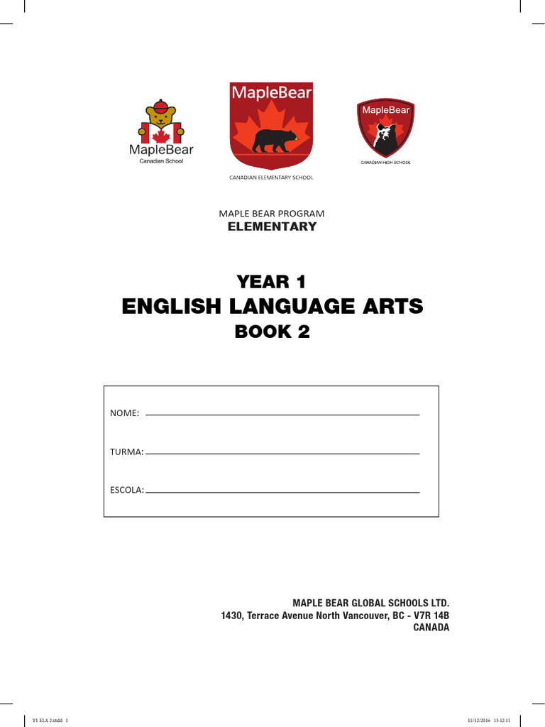 Y1 Ela 2 | PDF