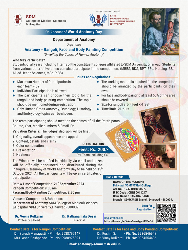 Anatomy Day - Competitions | PDF