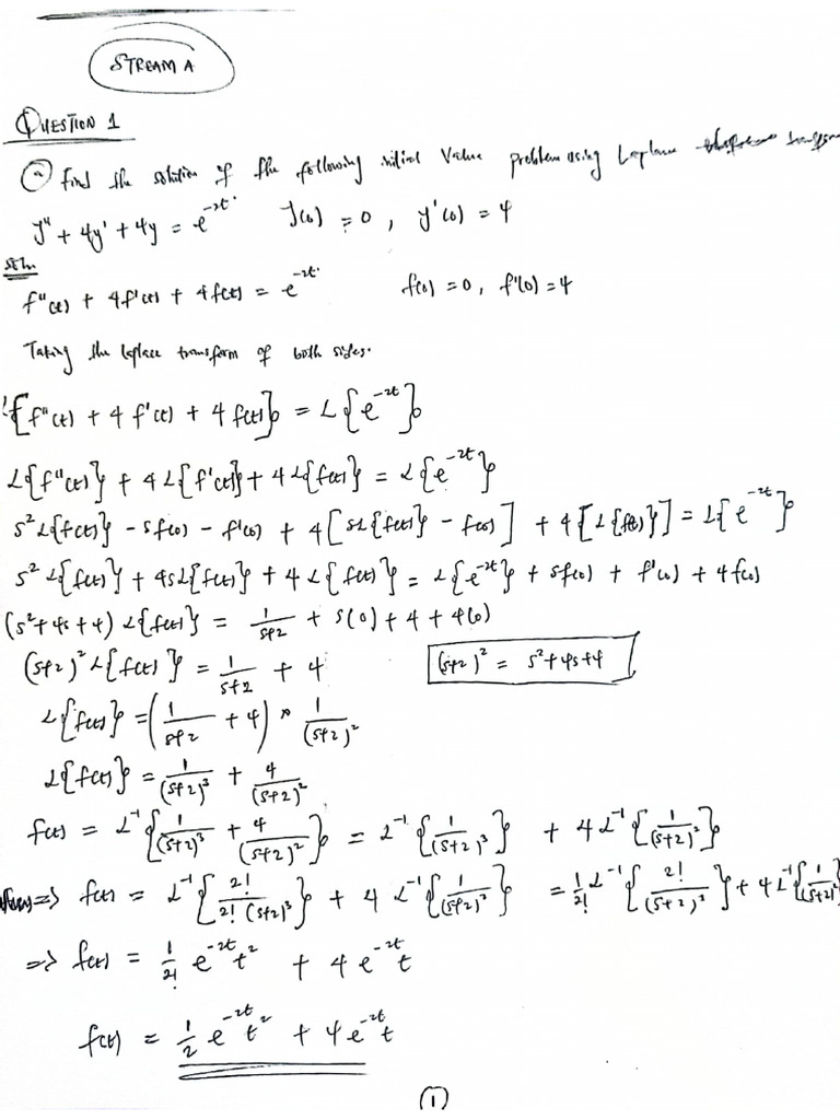 MTH 222 All Test Solutions IV. | PDF