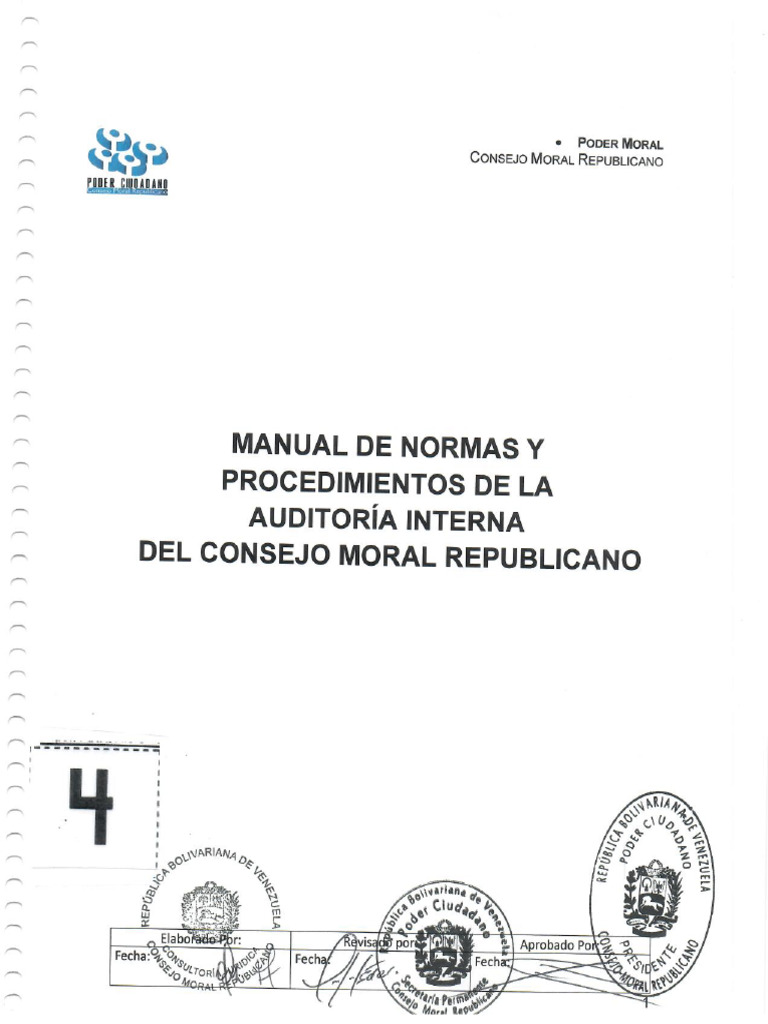 Manual de Normas y Procedimientos Auditoria | PDF