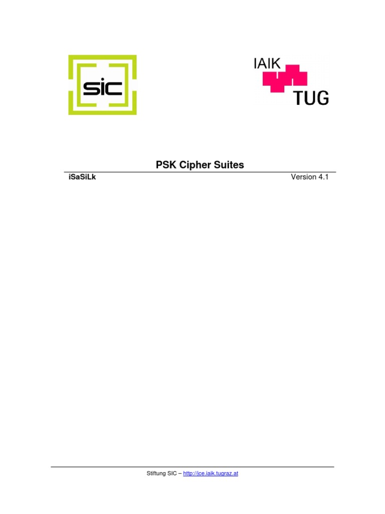 iSaSiLk PSK | PDF | Transport Layer Security | Public Key Cryptography