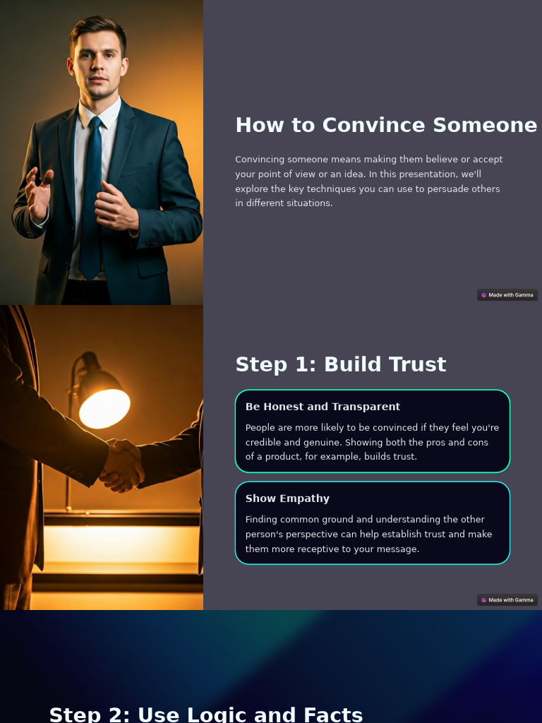 How To Convince Someone | PDF