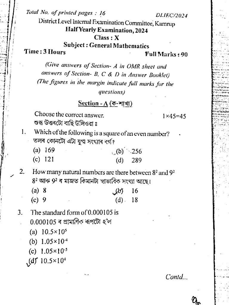 General Mathematics | PDF