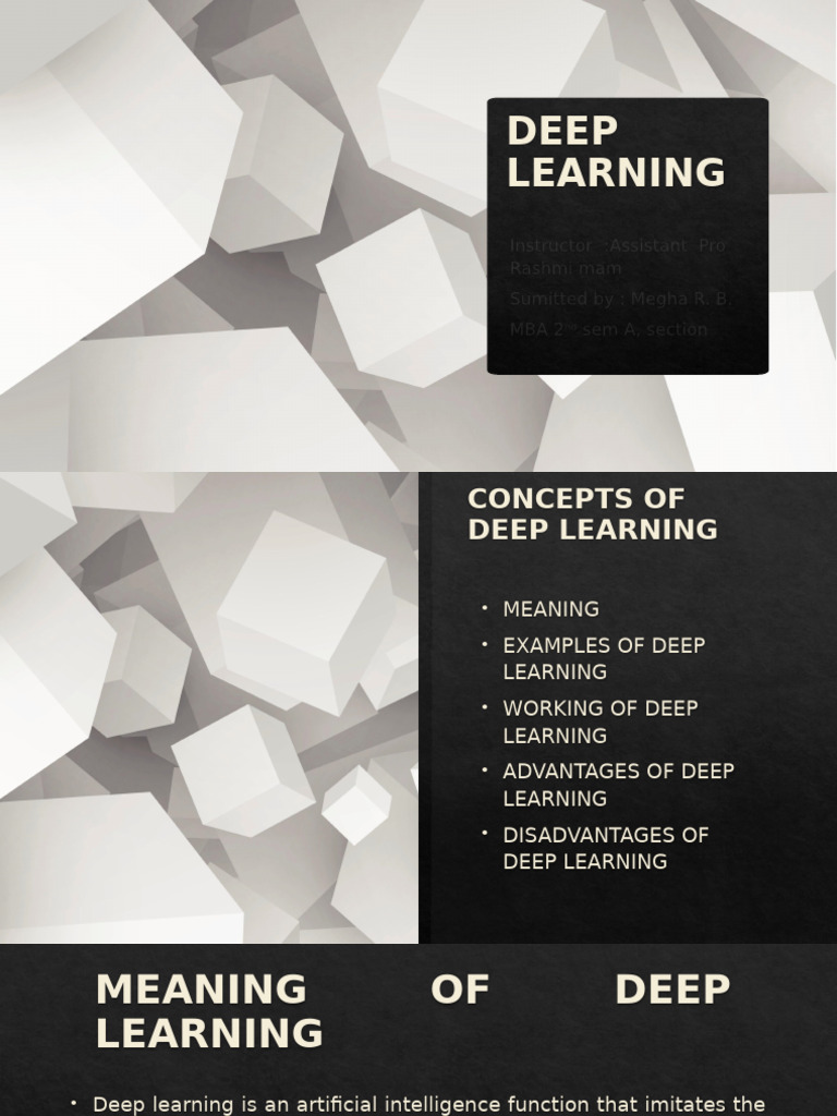 Deep Learning | PDF