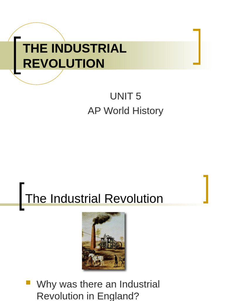 The Causes of The Industrial Revolution 1 | PDF