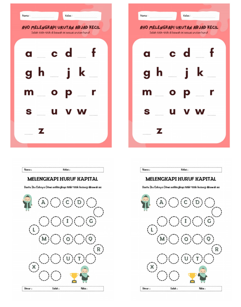 Melengkapi Huruf Kecil Dan Kapital Pdf