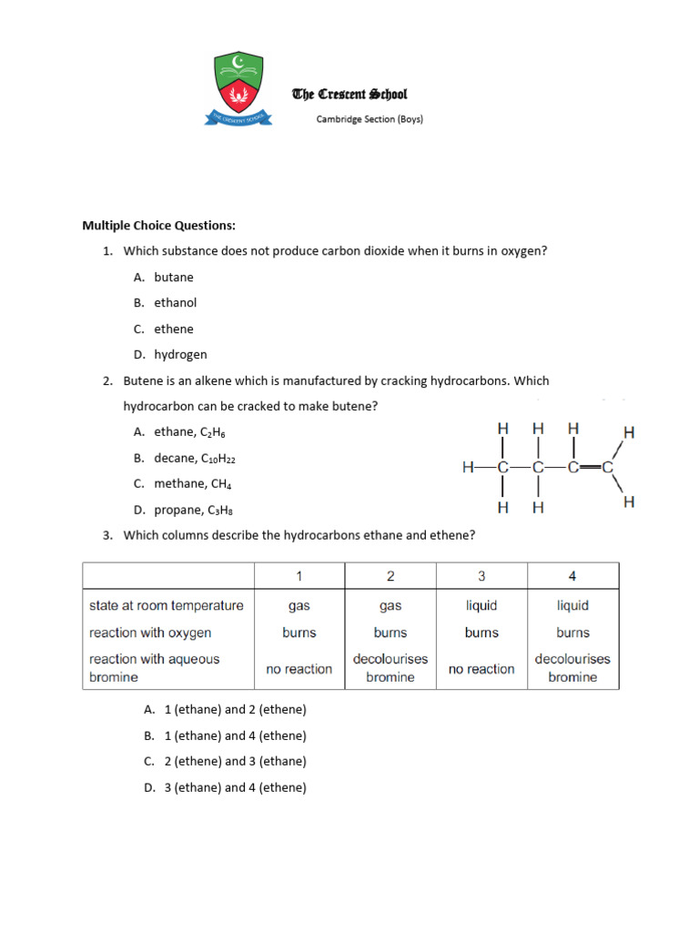 Alkanes Alkenes | PDF