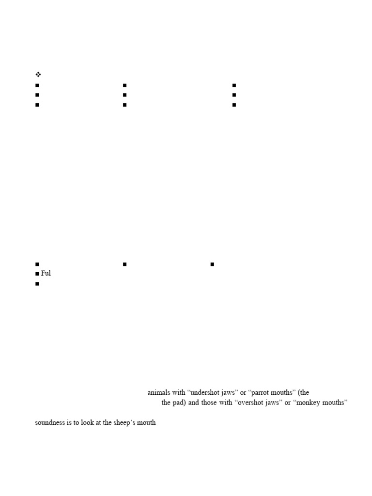 Selection of Small Ruminant | PDF