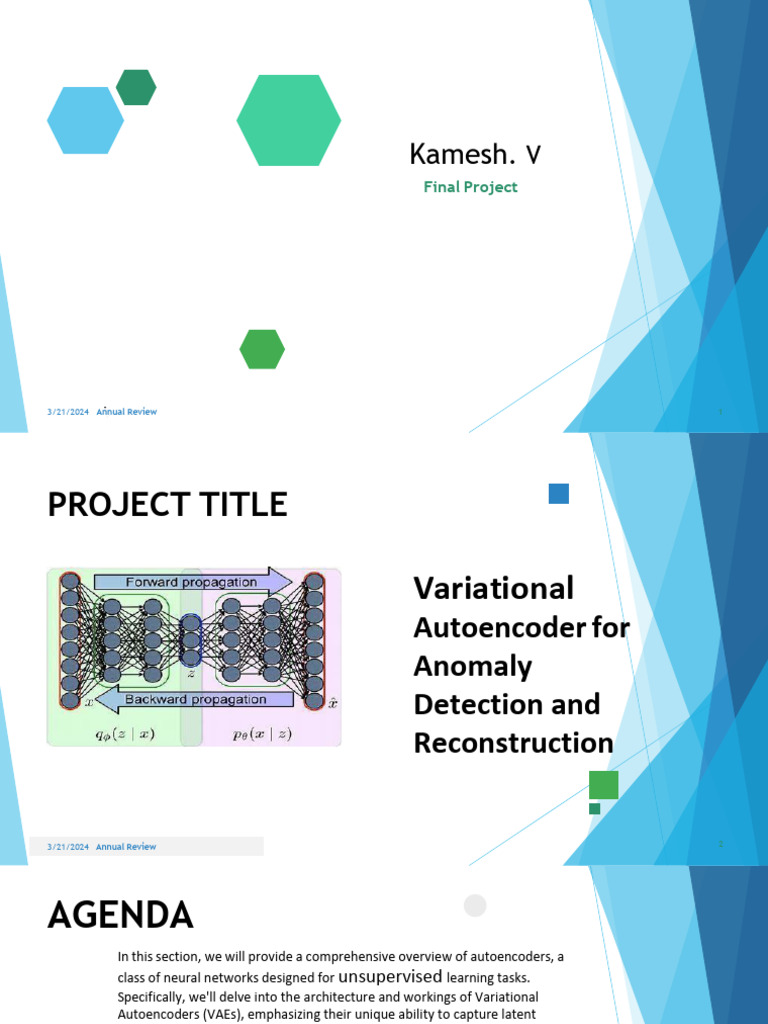 Variational autoencoder for anamoly detection.PPTx | PDF
