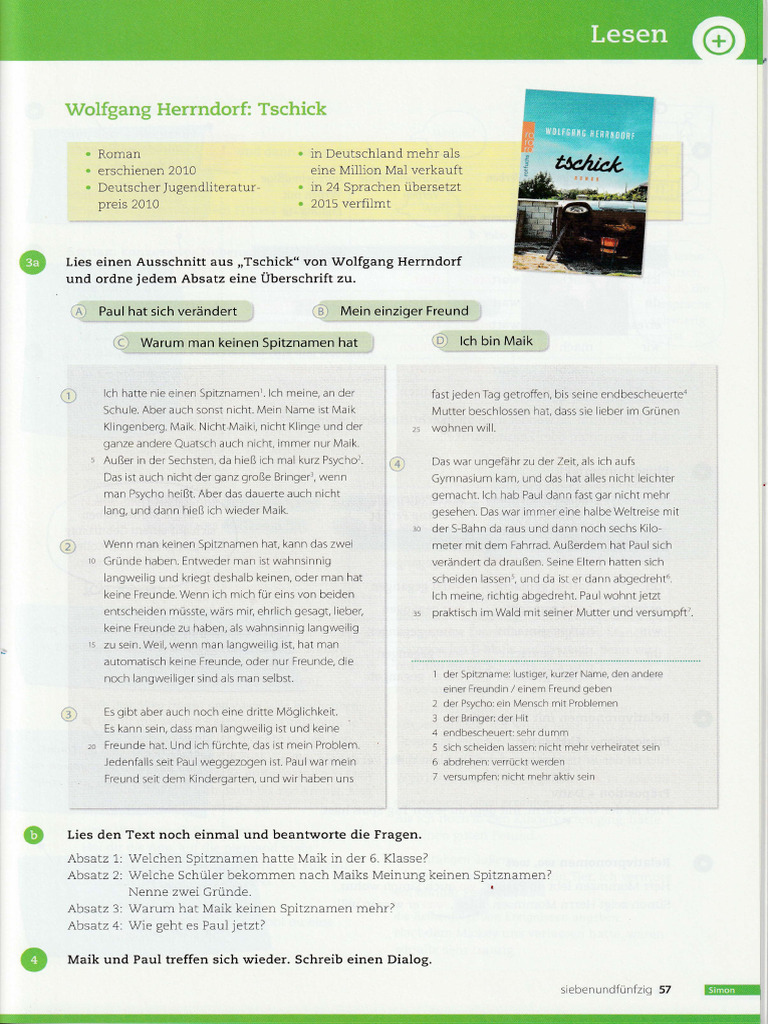 Beste Freunde B11 Kursbuch 54 | PDF