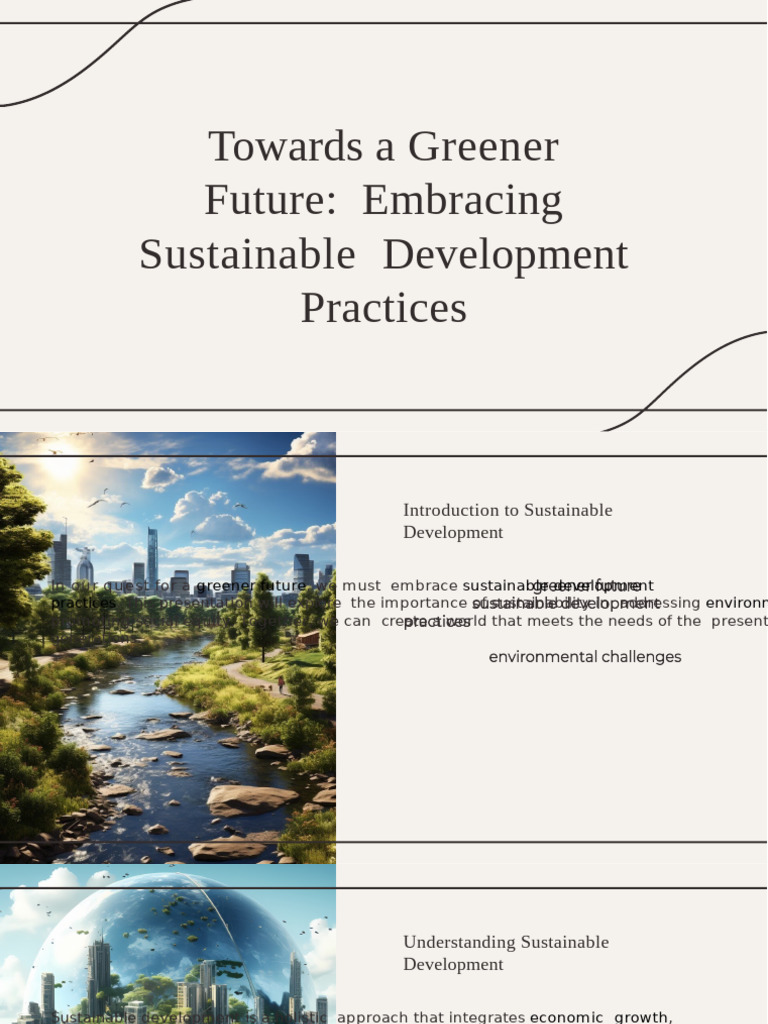 Slidesgo Towards A Greener Future Embracing Sustainable Development ...