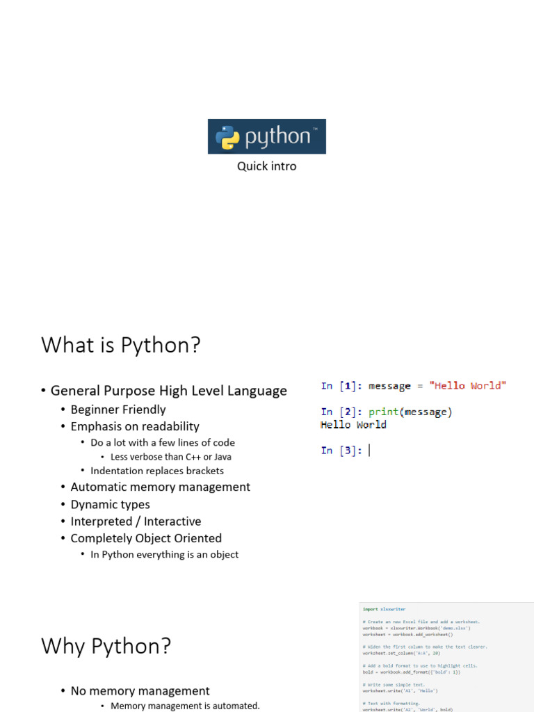Intro_to_python | PDF