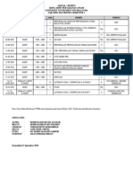 Jadual Kuliah Sispa 1 23 Sept 2010