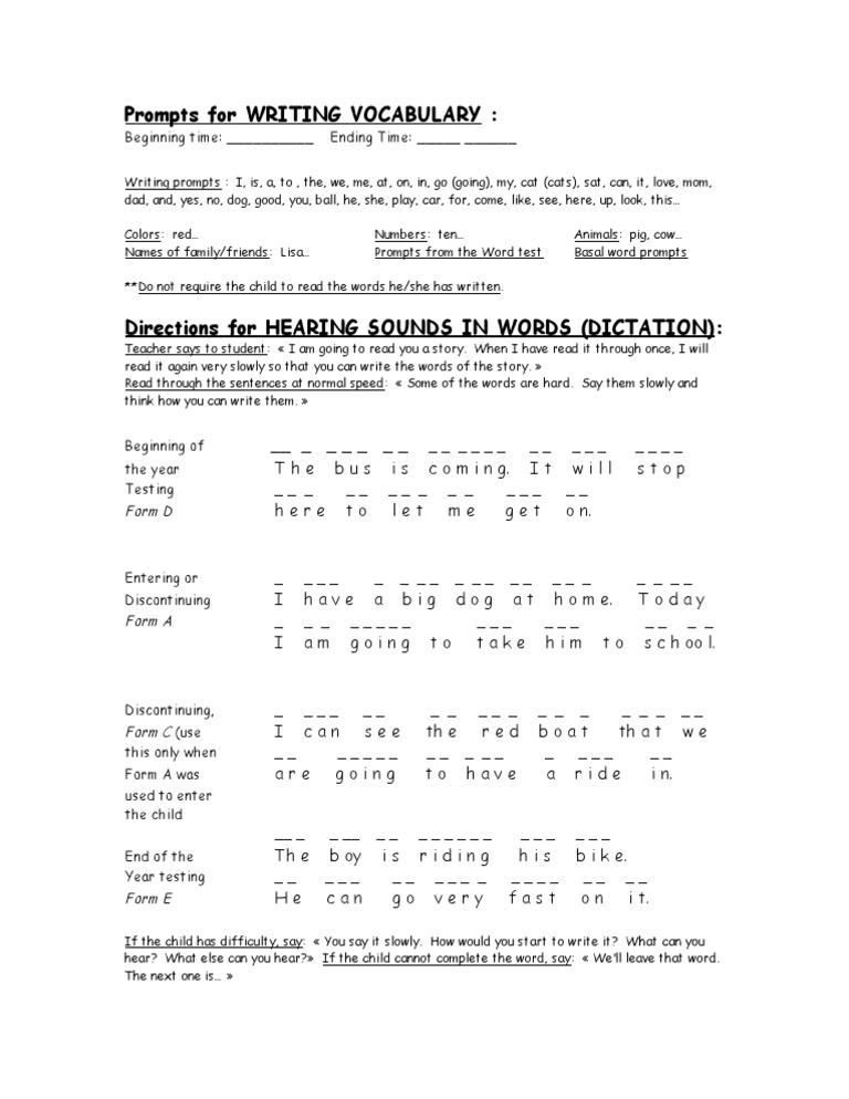 Writing Vocabulary Observation Guide | PDF | Career & Growth | Language ...
