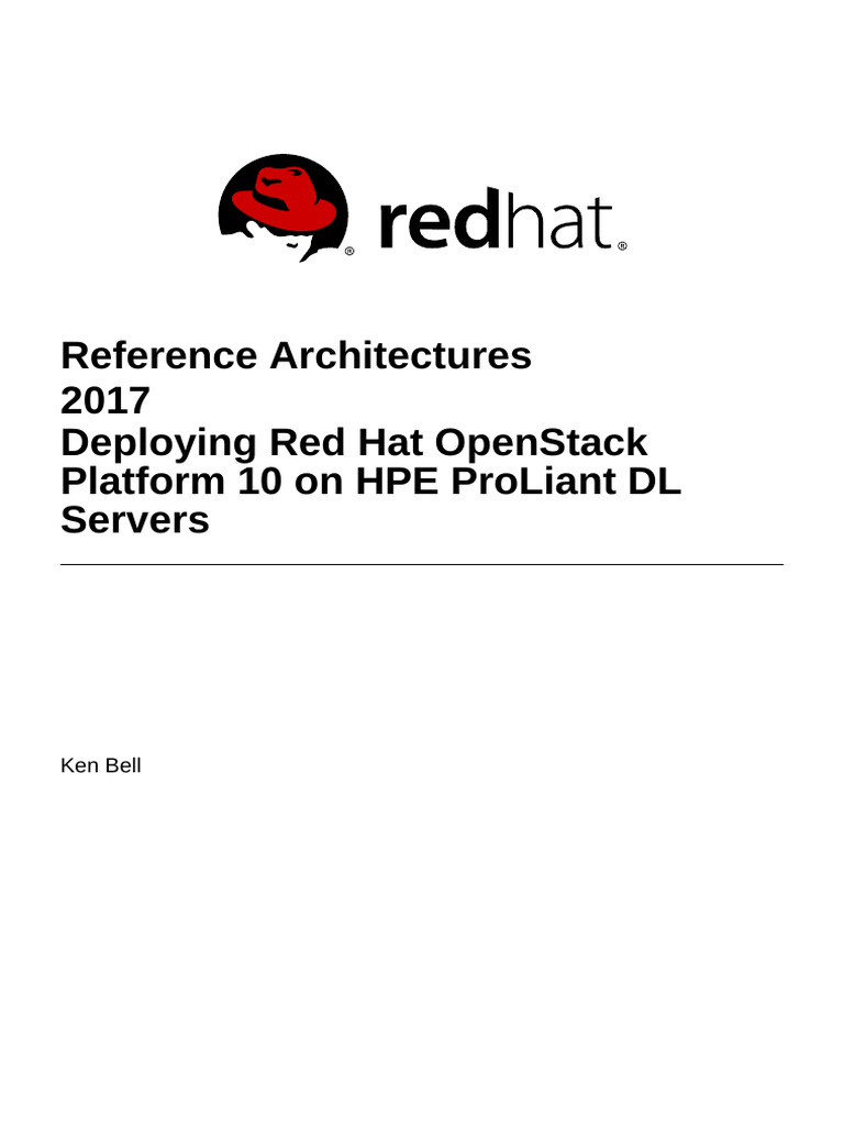 Reference Architectures-2017-Deploying Red Hat OpenStack Platform 10 On ...