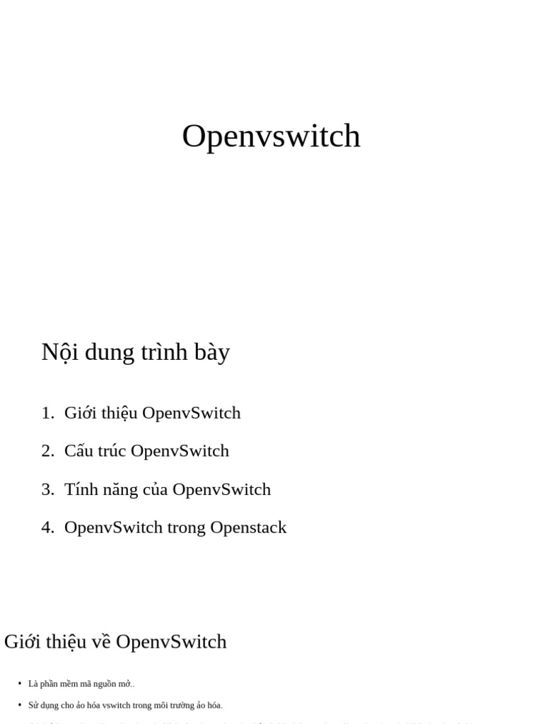 Open V Switch | PDF