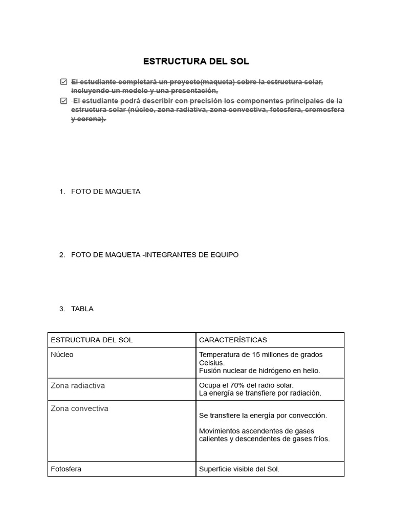 Maximiliano Araiza Gamez - Estructura Del Sol | PDF