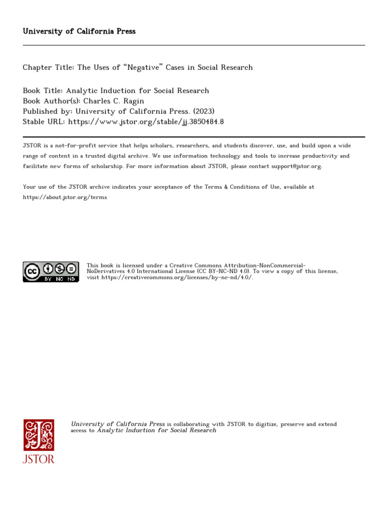 39-46 Ragin-UsesNegativeCases-2023 | PDF