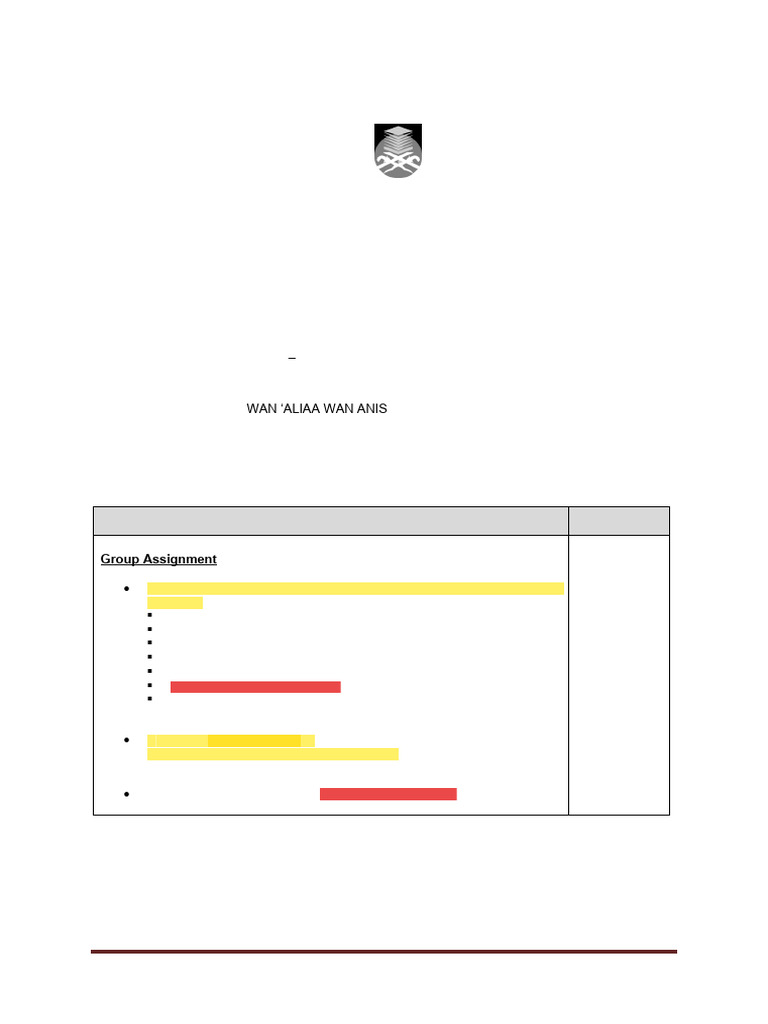 HRM453 - Group Assignment - Video Presentation - Mar-Aug2024 | PDF