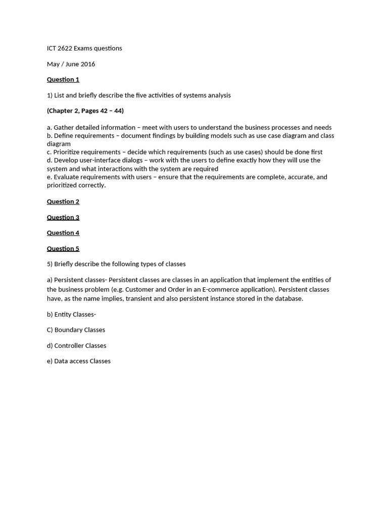 Ict2622 exams questions 1 1723 docx 1 pdf