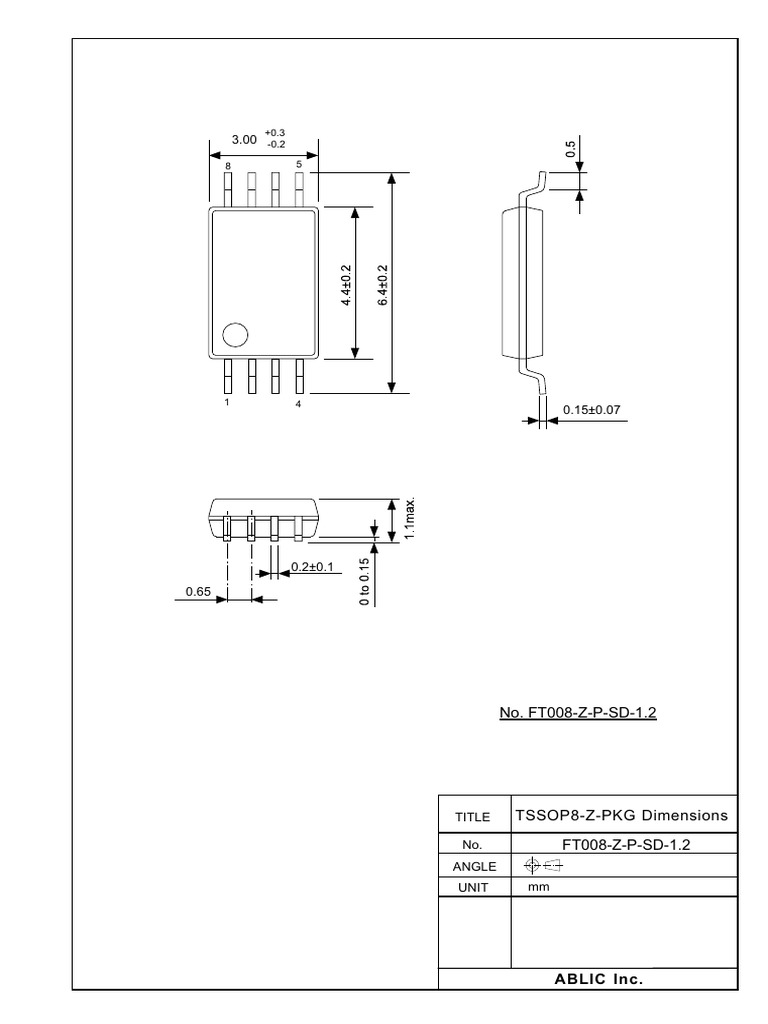 No. FT008-Z-P-SD-1.2: The Information Herein Is Subject To Change ...