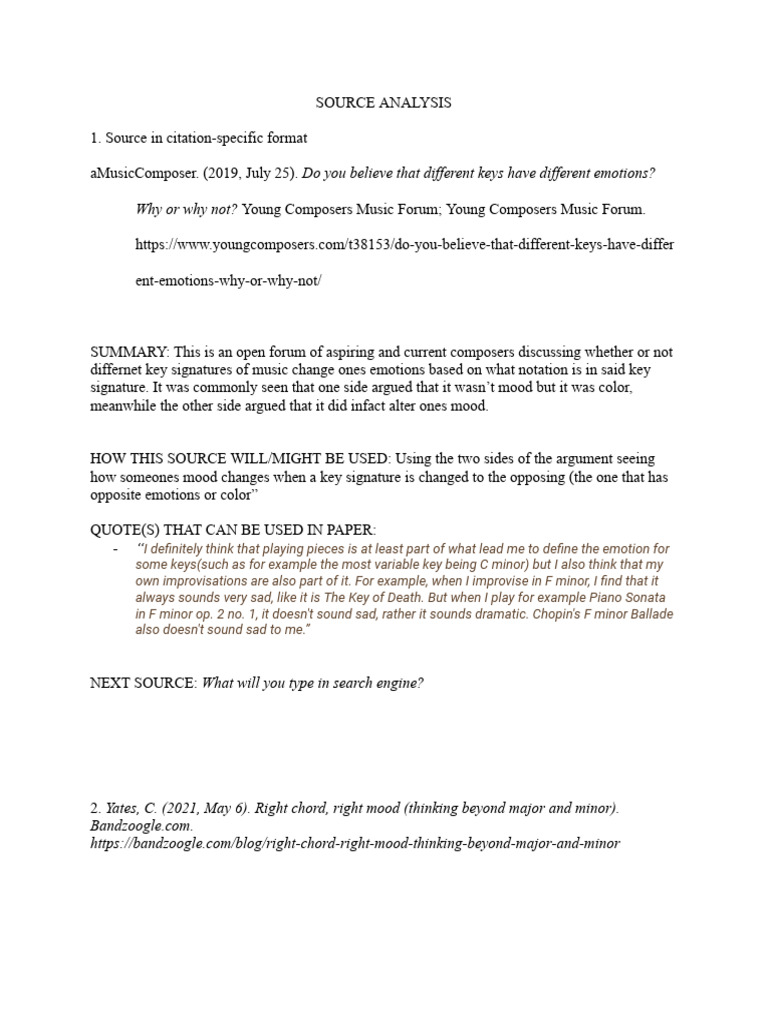 AP - Research - Source - Analysis | PDF