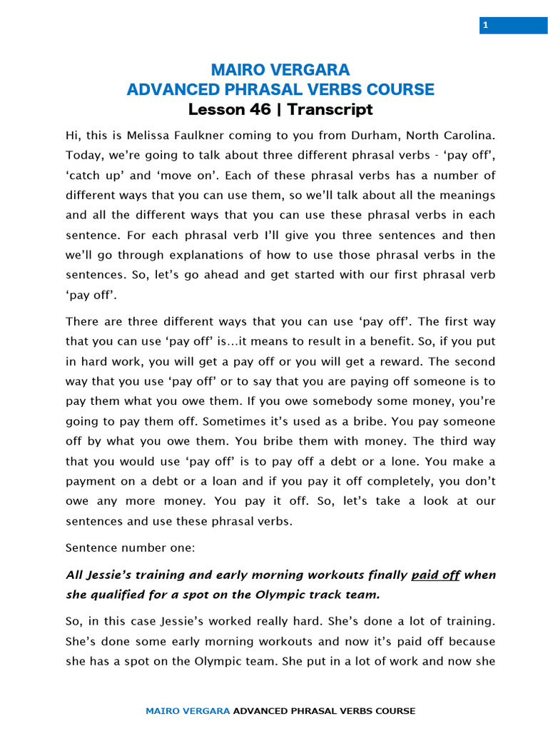 PDF Transcript - Lesson 46 - by @iAzazelOfc ? | PDF