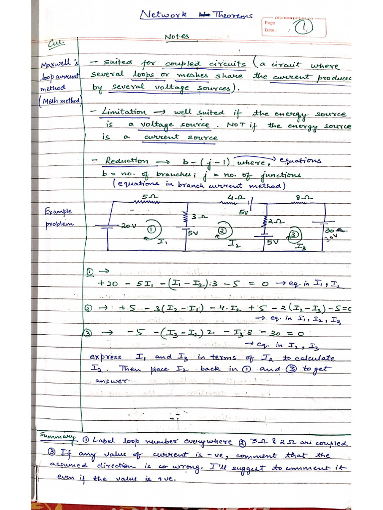 Network Theorems Pdf