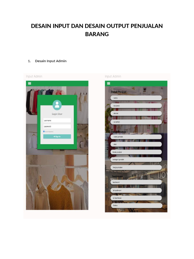 Desain Input & Output Kel 12 | PDF