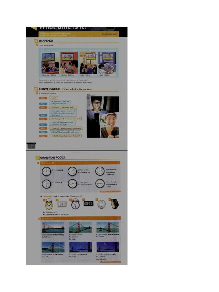 What Time Is It | PDF