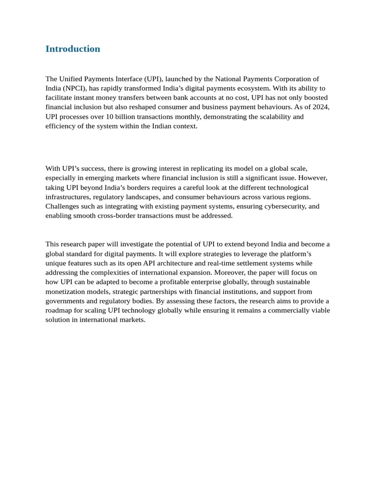 Digital Payments Draft 1 | PDF