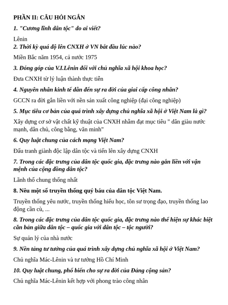 CNXH | PDF