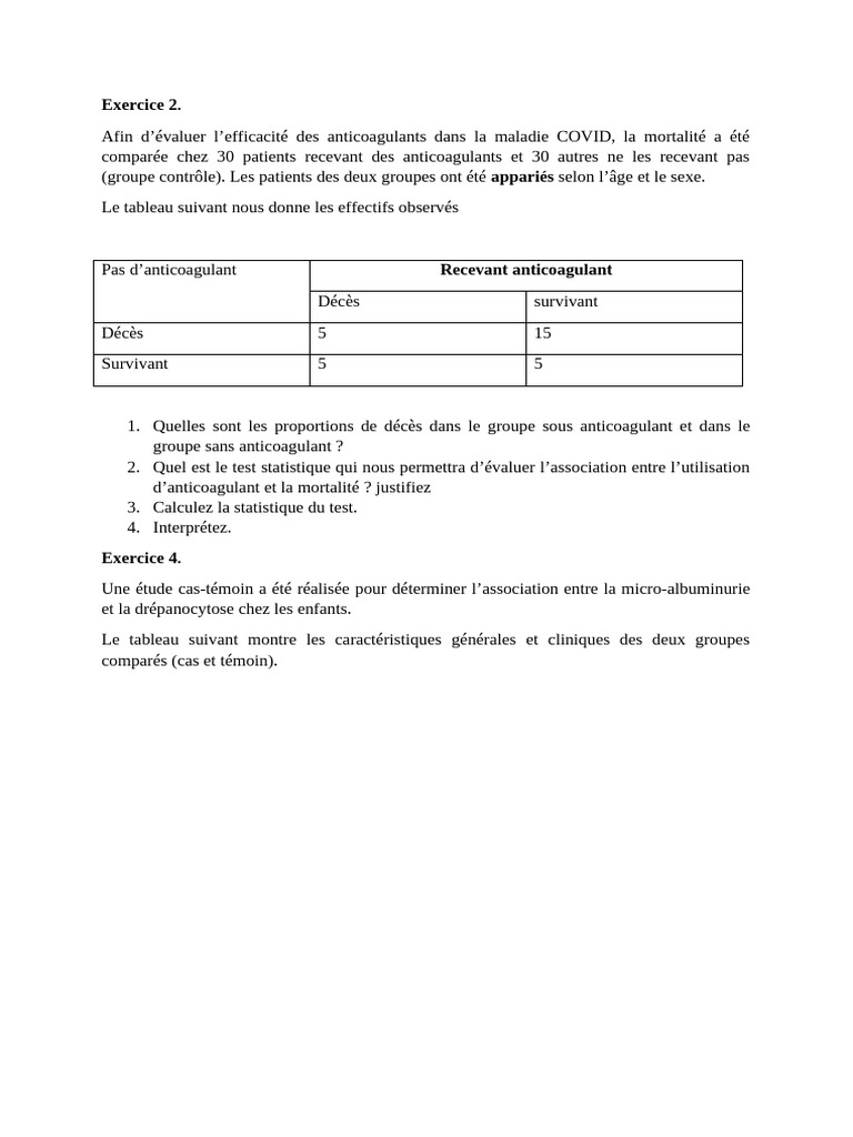 Exercice 2 | PDF