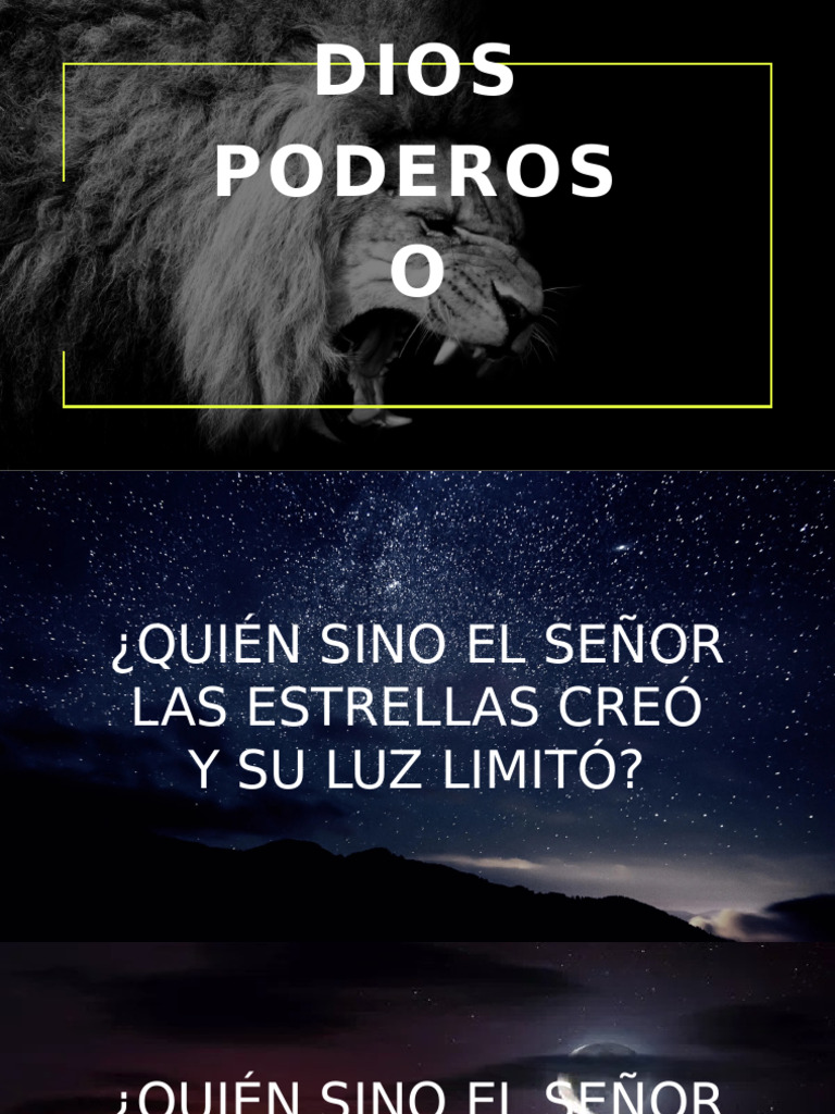 Dios Poderoso | PDF