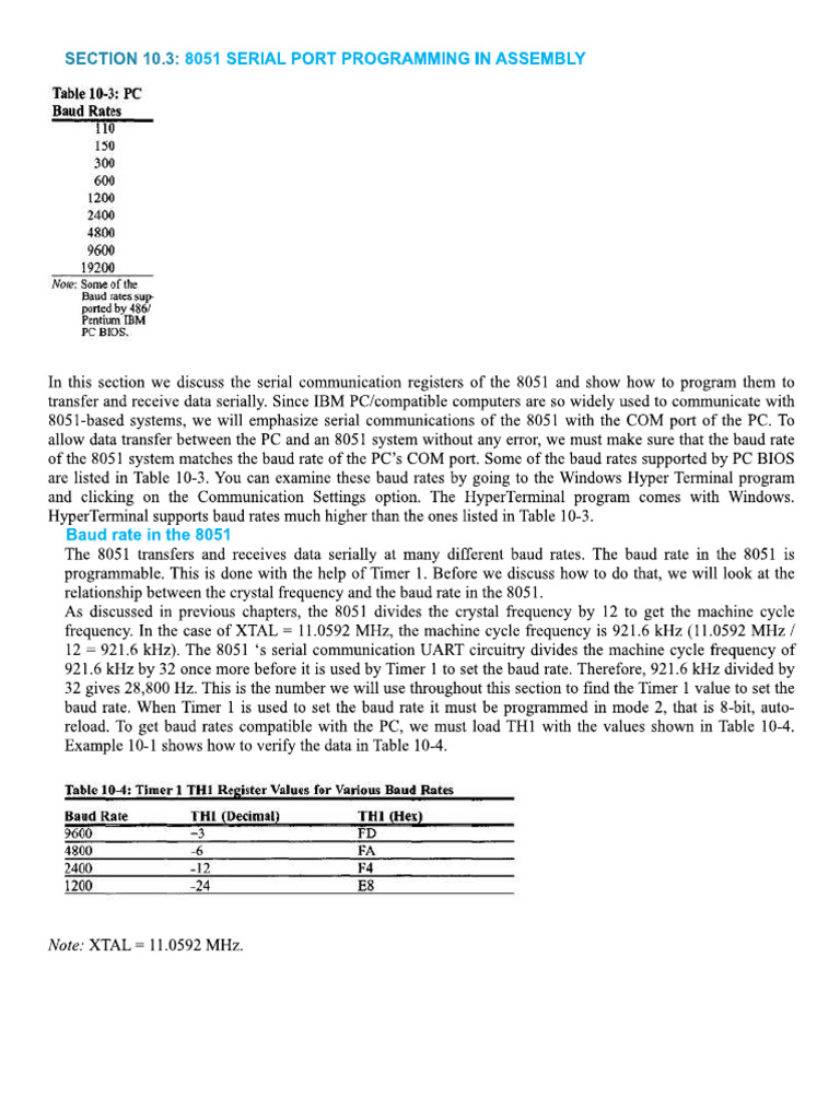 Mod 3 - Serial Port 2 | PDF