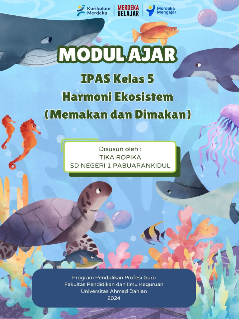 Modul Ajar IPAS Kelas 5 Rantai Makanan-1 | PDF