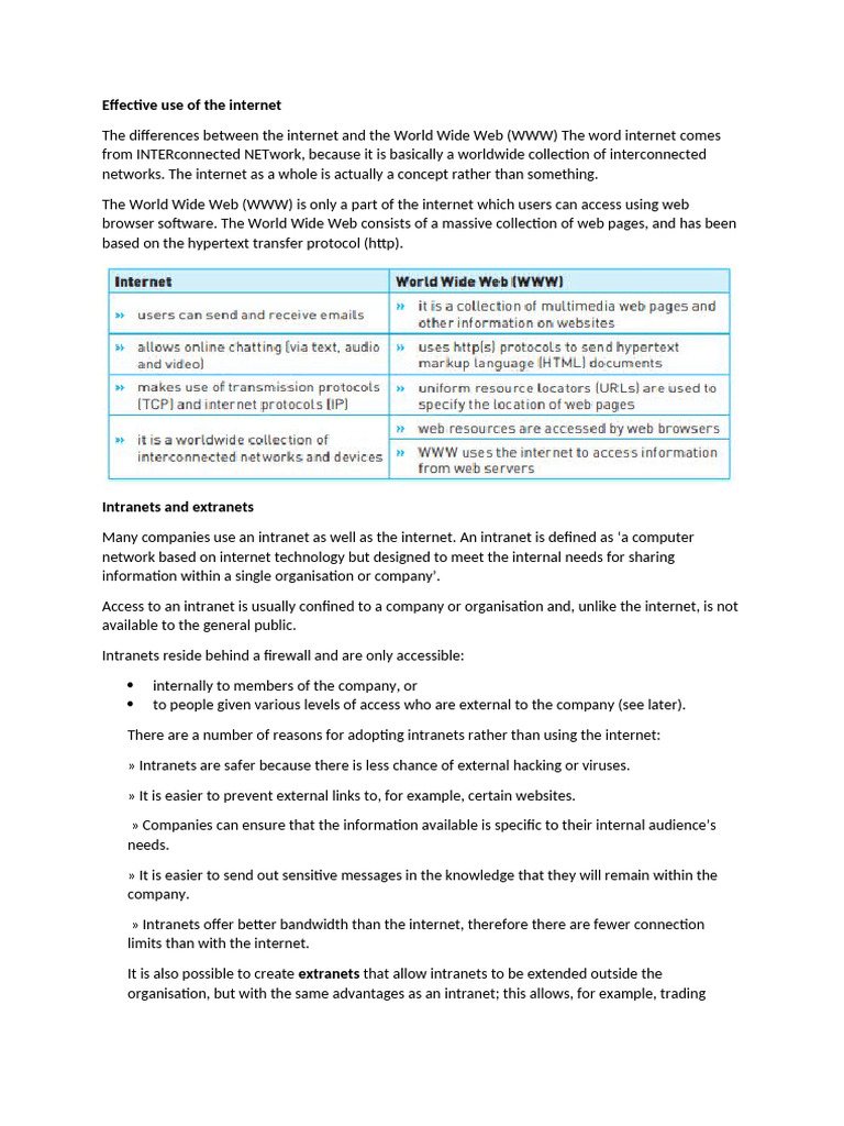 Week 9-Effective Use of The Internet | PDF