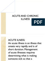 Report On Acute and Chronic