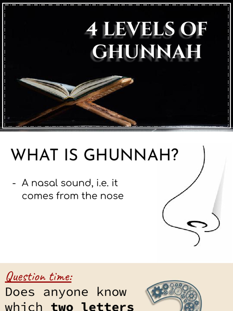 Ghunnah Levels | PDF