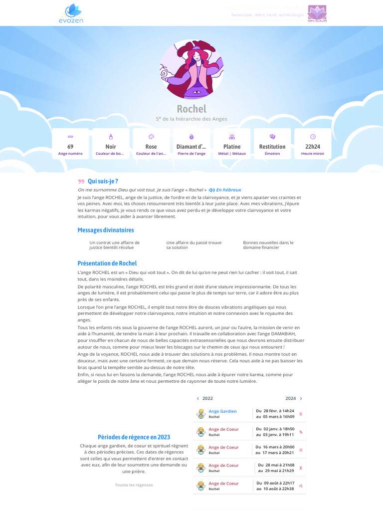 69 L'ange gardien Rochel et ses pouvoirs _ Evozen PDF