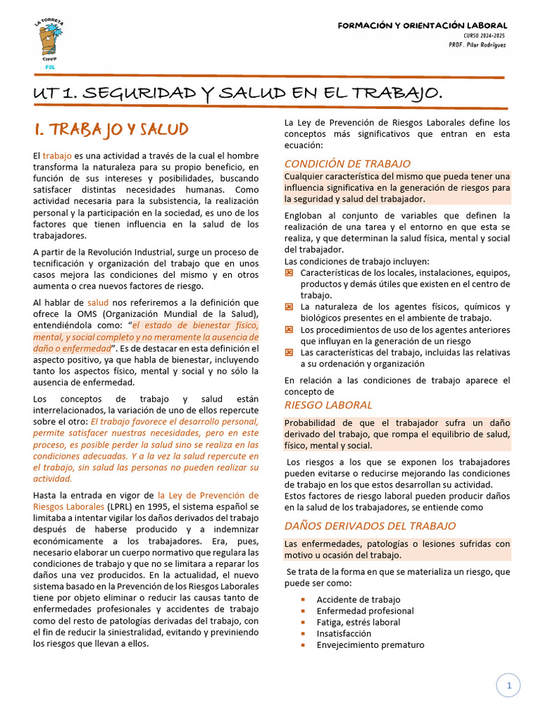 Tema 1 Fol 24 - 25 | PDF