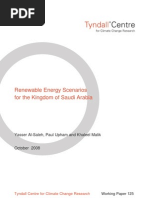 Download Renewable Energy Scenarios for the Kingdom of Saudi Arabia by Tyndall Centre for Climate Change Research SN7803864 doc pdf
