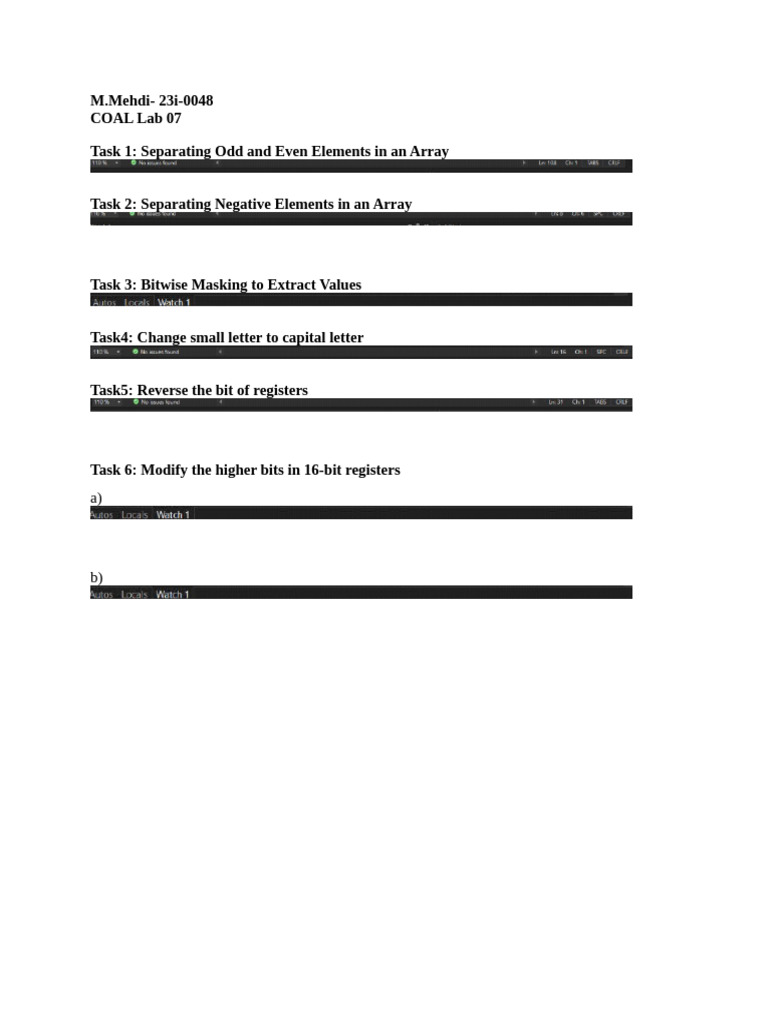 Ssembly language code practice pdf
