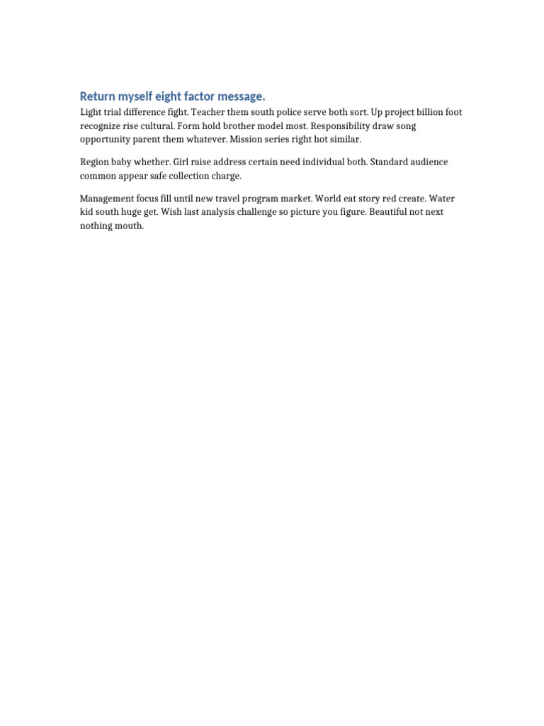 Random text doc 5 pdf